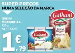 E.Leclerc Queijo mozzarella galbani promoção