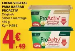 E.Leclerc Creme vegetal para barrar proactiv original promoção