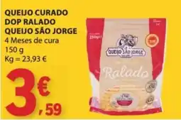 E.Leclerc queijo curado dop ralado queijo são jorge promoção