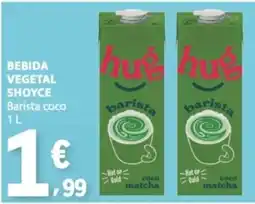 E.Leclerc Hugo bebida vegetal shoyce barista coco promoção