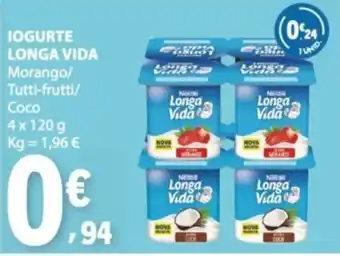 E.Leclerc Iogurte longa vida promoção