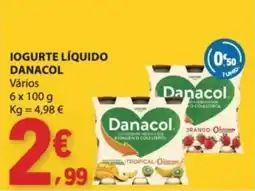 E.Leclerc Iogurte líquido danacol promoção