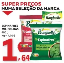 E.Leclerc Bonduelle espinafres mil-folhas promoção