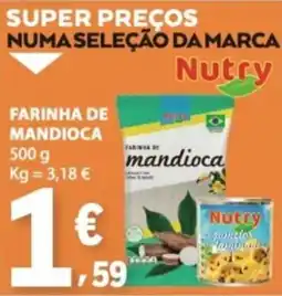 E.Leclerc Farinha de mandioca nutry promoção