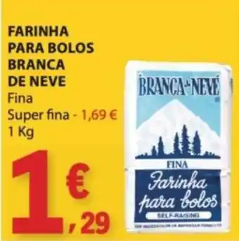E.Leclerc Farinha para bolos branca de neve promoção