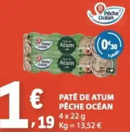 E.Leclerc Patê de atum pêche océan promoção