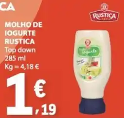 E.Leclerc molho de iogurte rustica promoção