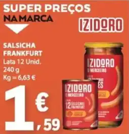 E.Leclerc salsicha frankfurt izidoro promoção