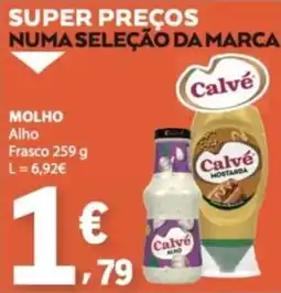 E.Leclerc Calvé molho alho promoção