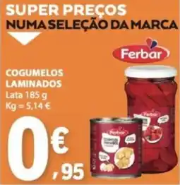 E.Leclerc Cogumelos laminados ferbar promoção