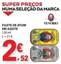 E.Leclerc Filete de atum em azeite tenorio promoção