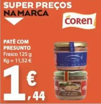 E.Leclerc Patê com presunto coren promoção