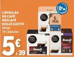 E.Leclerc Cápsulas de café Nescafé Dolce Gusto Várias promoção