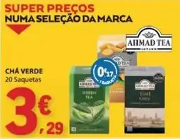 E.Leclerc chá verde ahmad tea promoção