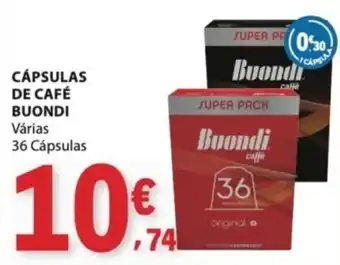 E.Leclerc Cápsulas de café buondi promoção