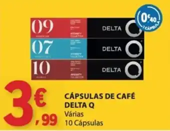 E.Leclerc Cápsulas de café delta q promoção
