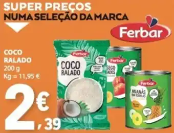 E.Leclerc Coco ralado ferbar promoção