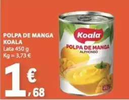 E.Leclerc Polpa de manga koala promoção