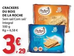 E.Leclerc Crackers du bois de la roche sem sal promoção
