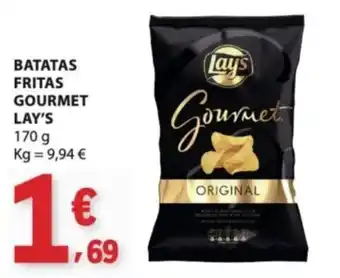 E.Leclerc batatas fritas gourmet lay's promoção