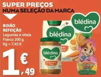 E.Leclerc Boião refeição legumes e vitela blédina promoção