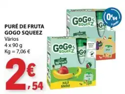 E.Leclerc puré de fruta gogo squeeze promoção