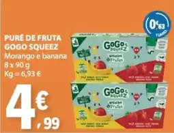 E.Leclerc Puré de fruta gogo squeeze promoção