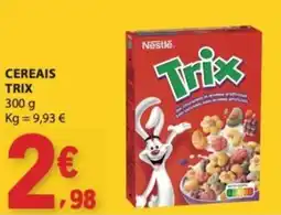 E.Leclerc Cereais trix promoção
