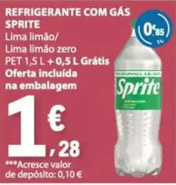 E.Leclerc Refrigerante com gás sprite lima limão/lima limão zero promoção