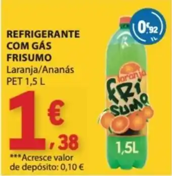E.Leclerc Refrigerante com gás frisumo laranja/ananas promoção