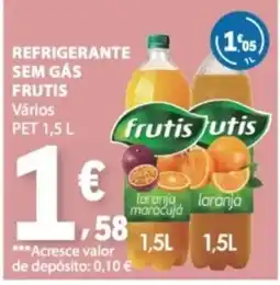 E.Leclerc frutis refrigerante sem gás promoção
