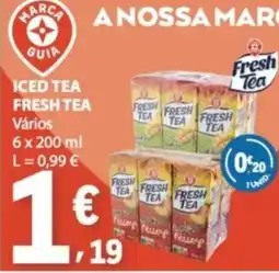 E.Leclerc Iced tea fresh tea promoção