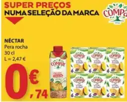 E.Leclerc Néctar pera rocha compal promoção