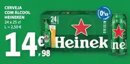E.Leclerc Cerveja com álcool heineken promoção