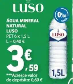 E.Leclerc Água mineral natural luso promoção