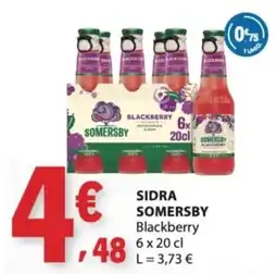 E.Leclerc Sidra somersby blackberry promoção