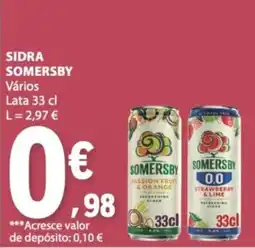 E.Leclerc Sidra somersby vários promoção
