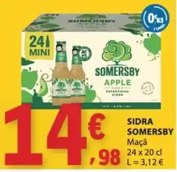 E.Leclerc Sidra somersby maçã promoção