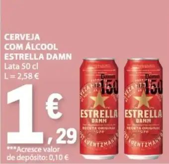 Cerveja com álcool estrella damm