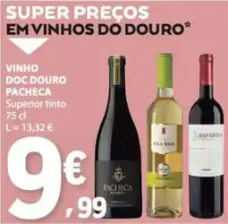 E.Leclerc vinho doc douro pacheca superior tinto promoção