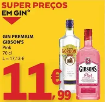 E.Leclerc gin premium gibson's pink promoção