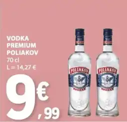 E.Leclerc Vodka premium poliakov promoção