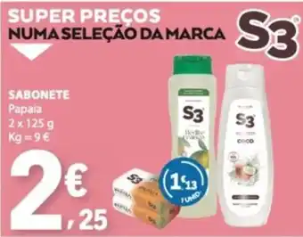 E.Leclerc Sabonete S3 promoção