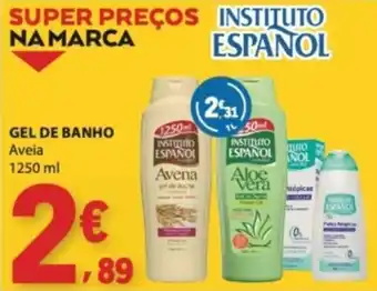E.Leclerc Gel de banho aveia instituto espanol promoção