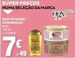 E.Leclerc Óleo de argão de marrocos ogx promoção