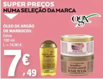 E.Leclerc Óleo de argão de marrocos ogx promoção