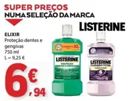 E.Leclerc Elixir listerine proteção dentes e gengivas promoção