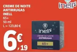 E.Leclerc Creme de noite antirrugas inell 65+ promoção