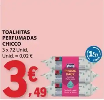 E.Leclerc toalhitas perfumadas chicco promoção