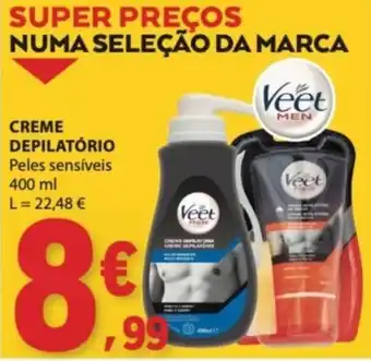 E.Leclerc Creme depilatório veet men promoção